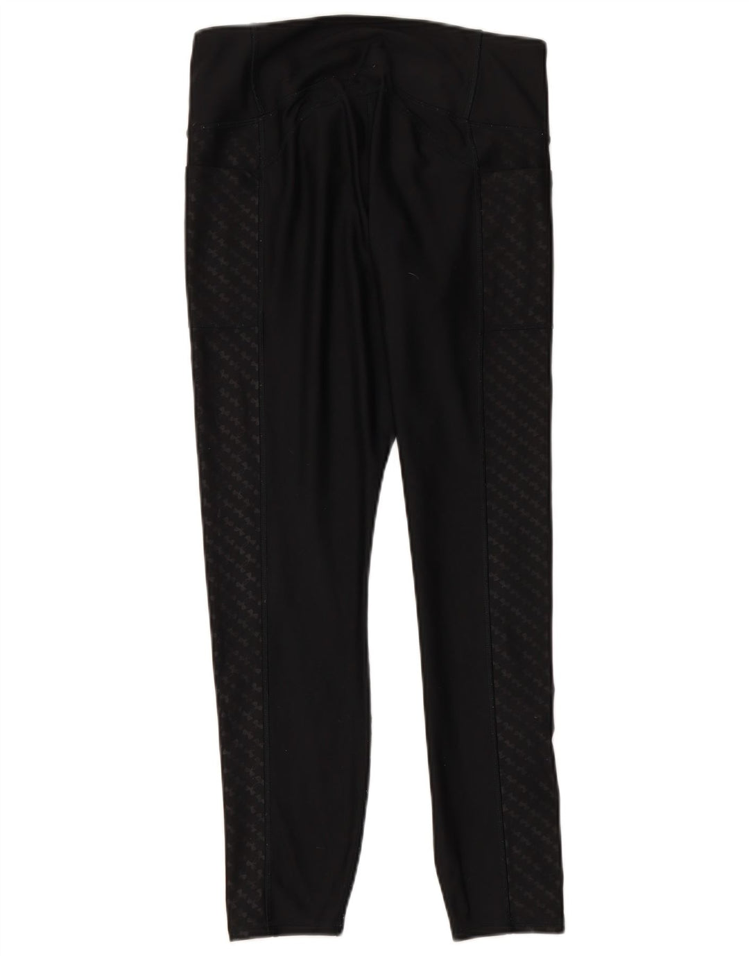 UNDER ARMOUR Womens Leggings Large Black Polyester