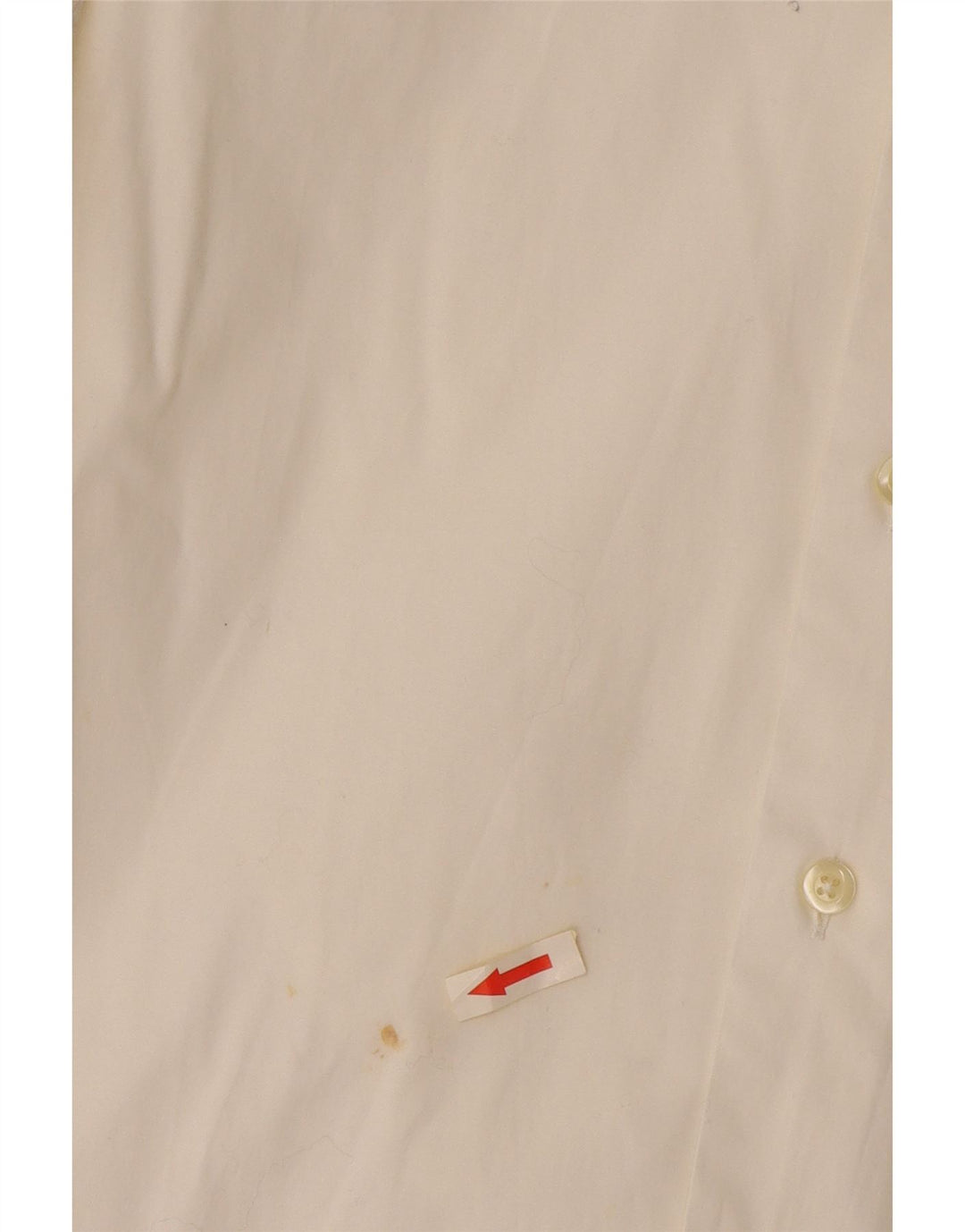 Calvin Klein Mens Shirt Size 40 Medium White Cotton