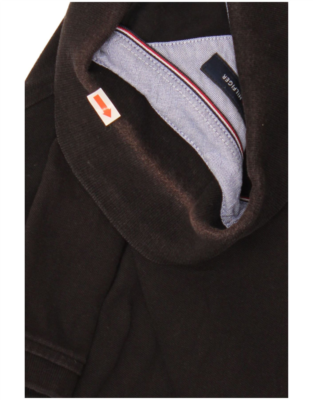 TOMMY HILFIGER Mens Slim Fit Polo Shirt Medium Black