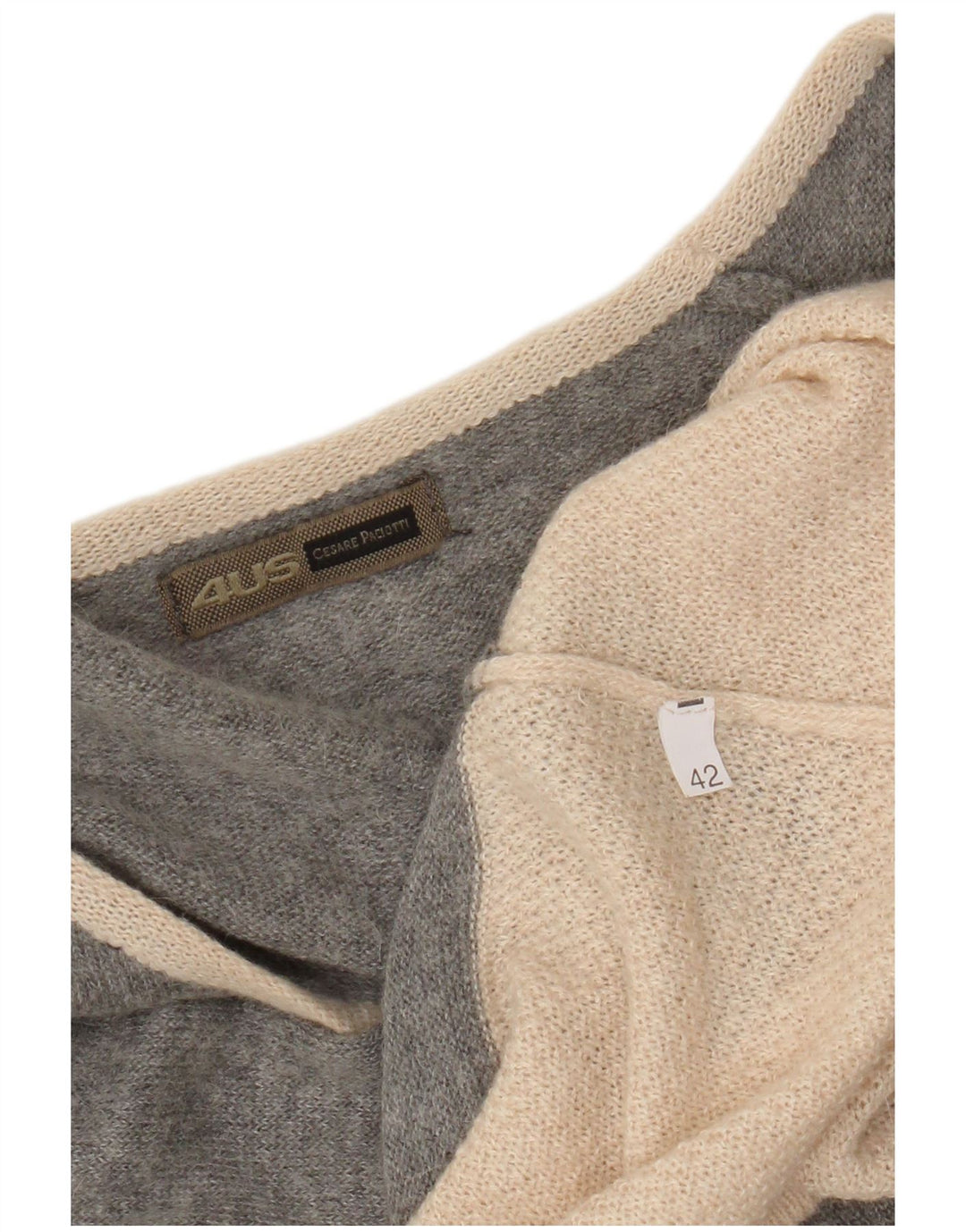 Cesare Paciotti 4US Womens Jumper Dress IT 42 Medium Grey Colourblock