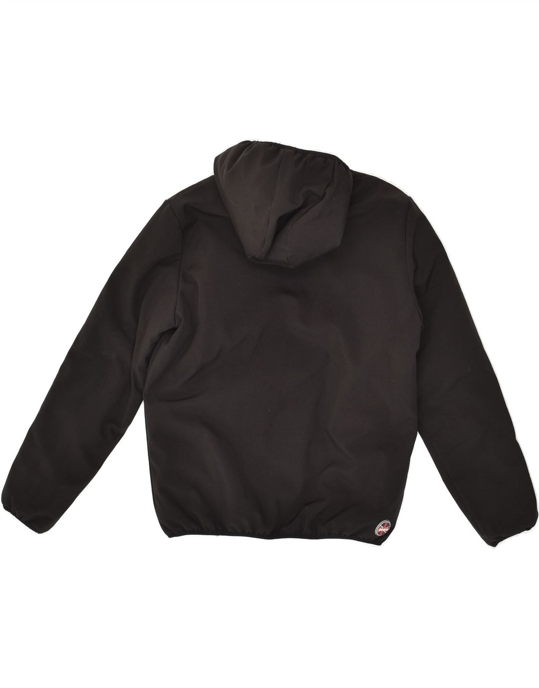 VINTAGE Boys Hooded Padded Jacket 11-12 Years Black Polyester | Vintage Vintage | Thrift | Second-Hand Vintage | Used Clothing | Messina Hembry 
