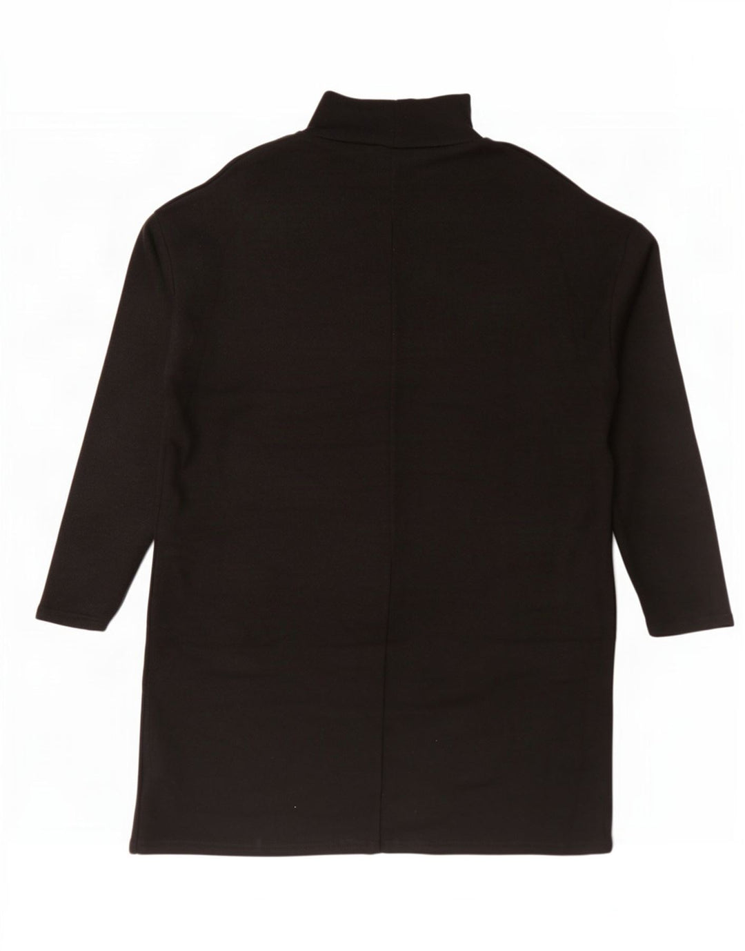 Zara Womens Oversized Jumper Dress UK 14 Medium Black Viscose