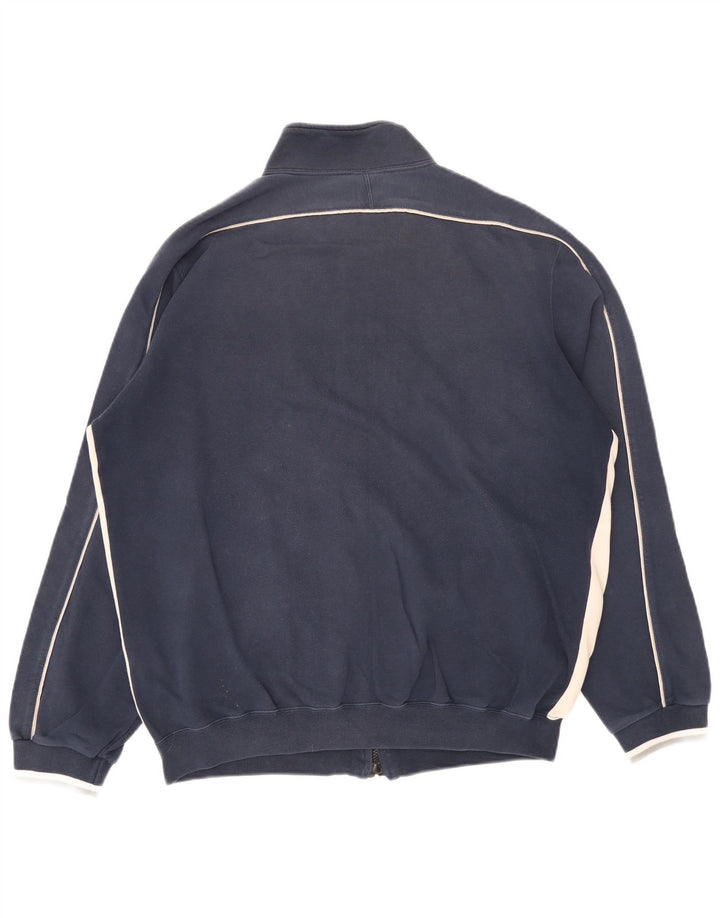 Champion Mens Tracksuit Top Jacket XL Navy Blue Colourblock