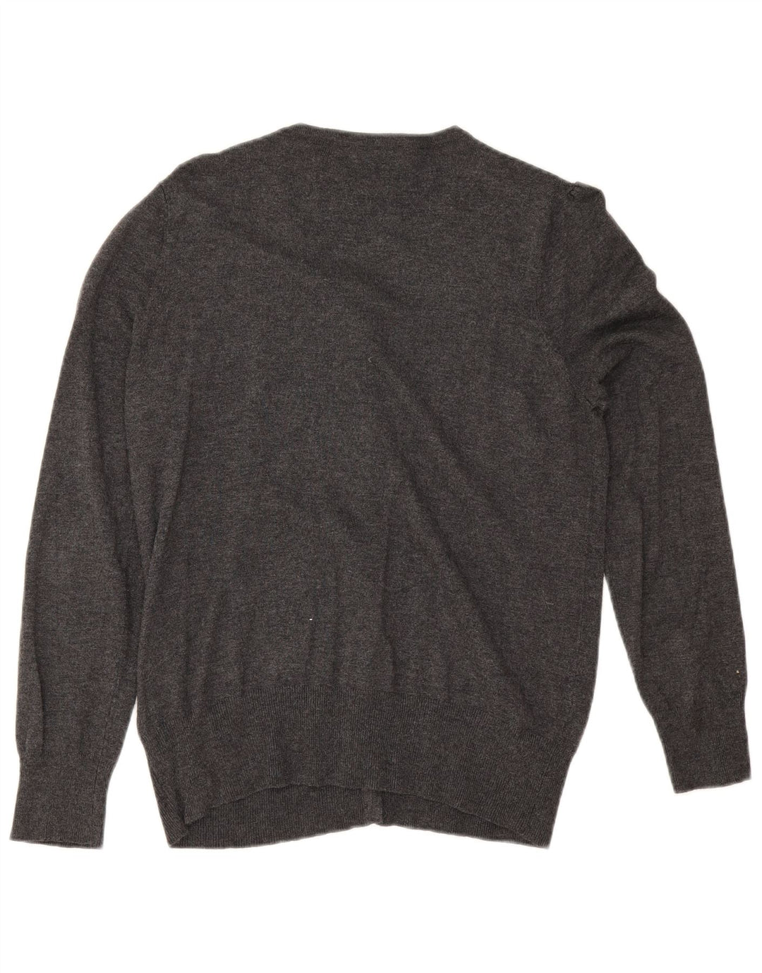 Marks & Spencer Womens Cardigan Sweater UK 14 Medium Grey Viscose