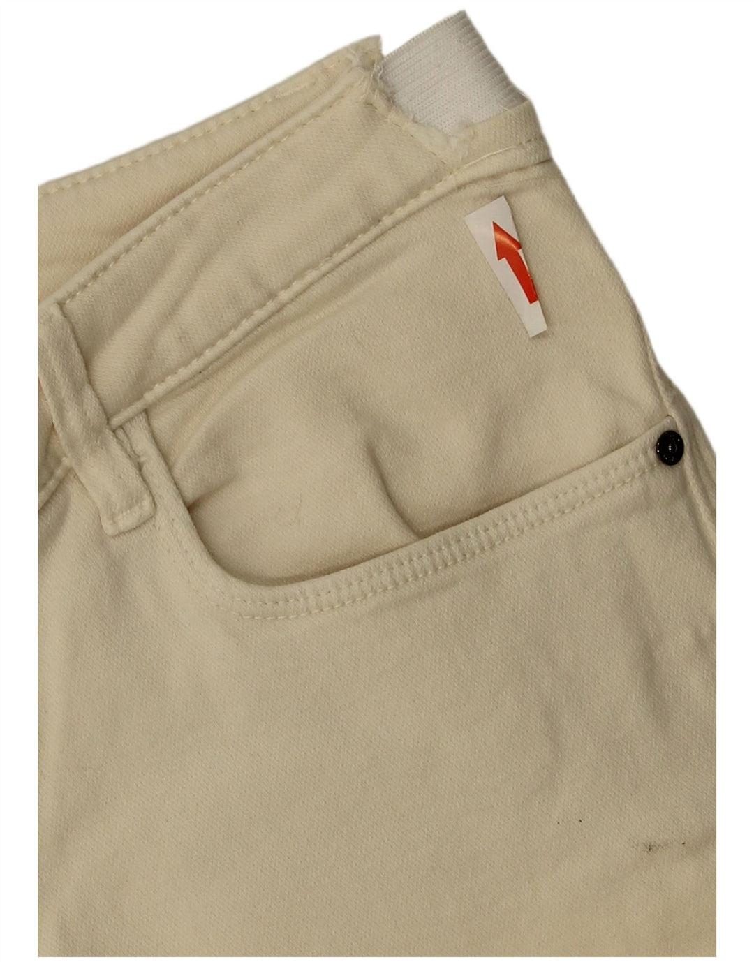 Massimo Dutti Womens Straight Jeans EU 42 Large W32 L28 Beige