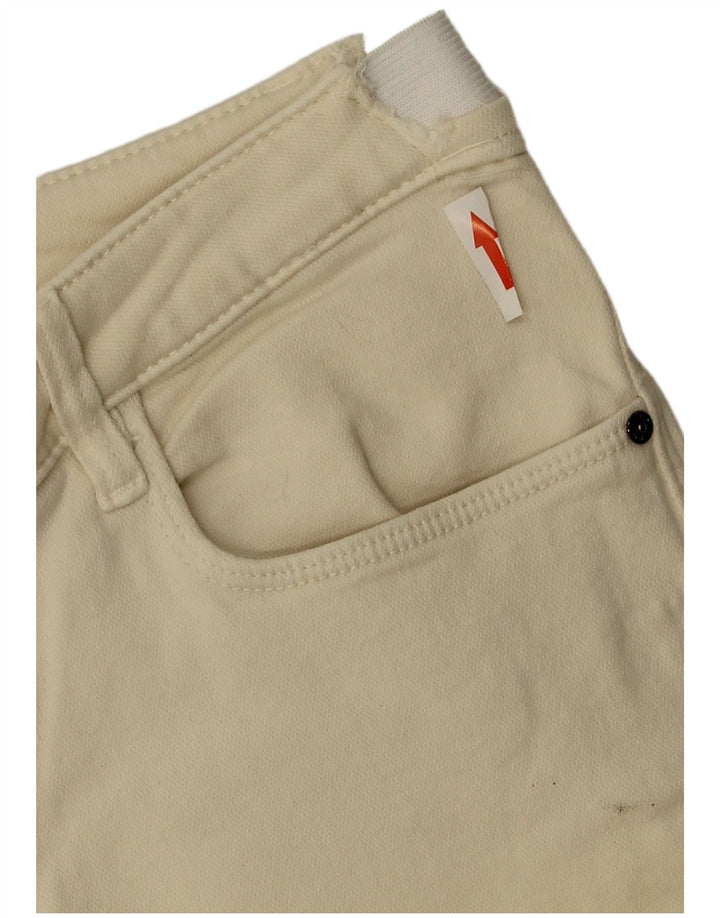 Massimo Dutti Womens Straight Jeans EU 42 Large W32 L28 Beige