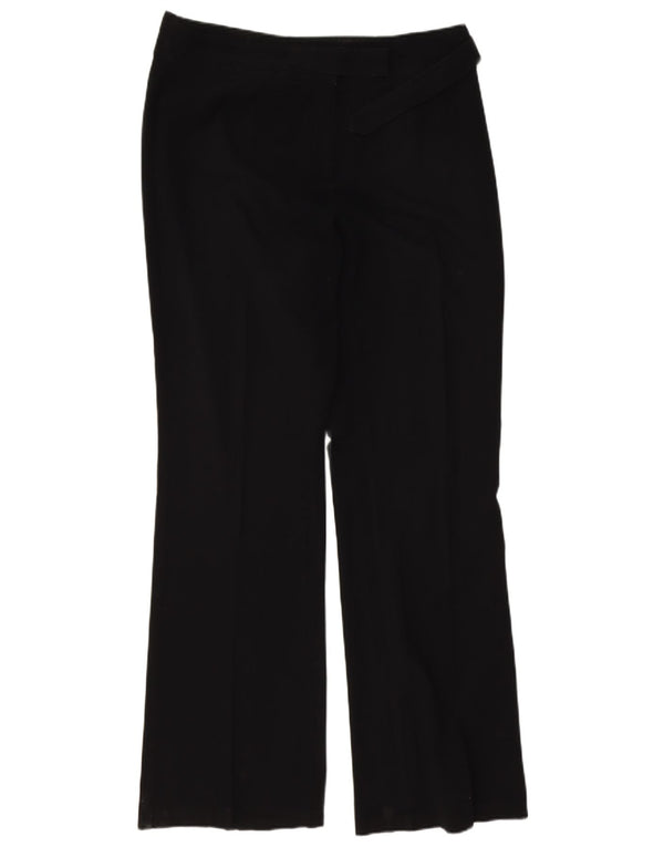 Marks & Spencer Womens Bootcut Suit Trousers UK 16 Large W34 L32 Black
