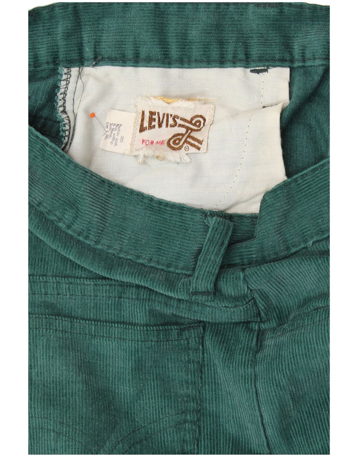 Levi's Womens Bootcut Corduroy Trousers W28 L30 Green