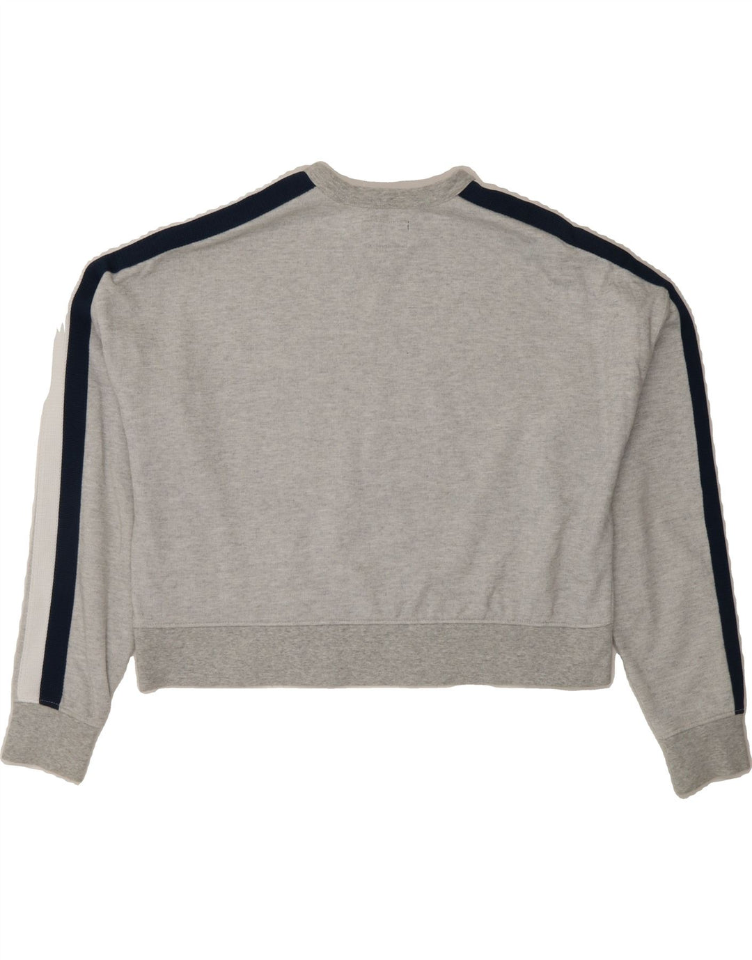 CONVERSE Womens Crop Sweatshirt Jumper UK 6 XS Grey Vintage Converse and Second-Hand Converse from Messina Hembry 