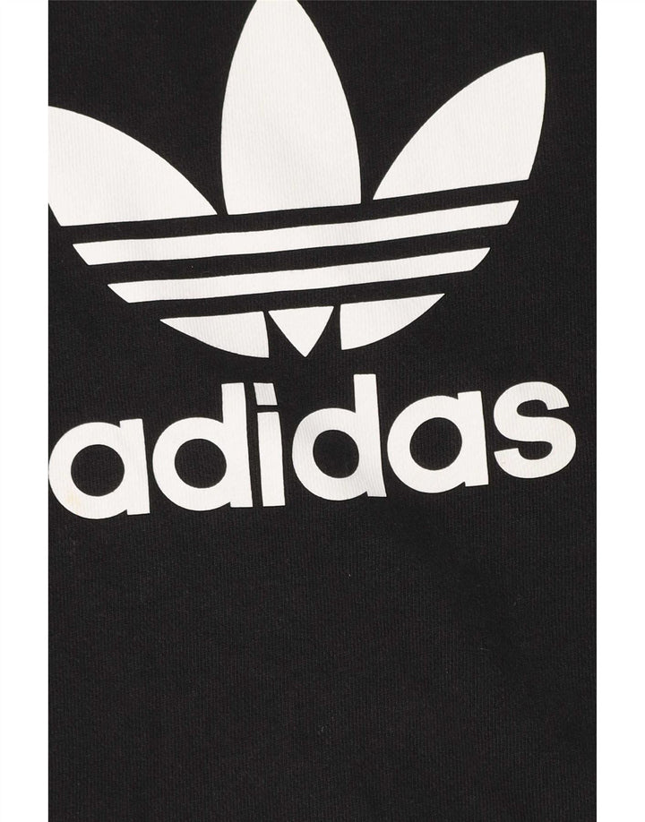 Adidas Mens Graphic Sweatshirt Jumper Small Black