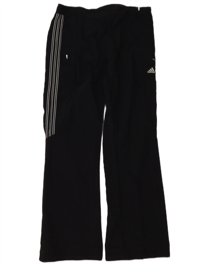 Adidas Womens Tracksuit Trousers UK 14 Medium Black Polyester