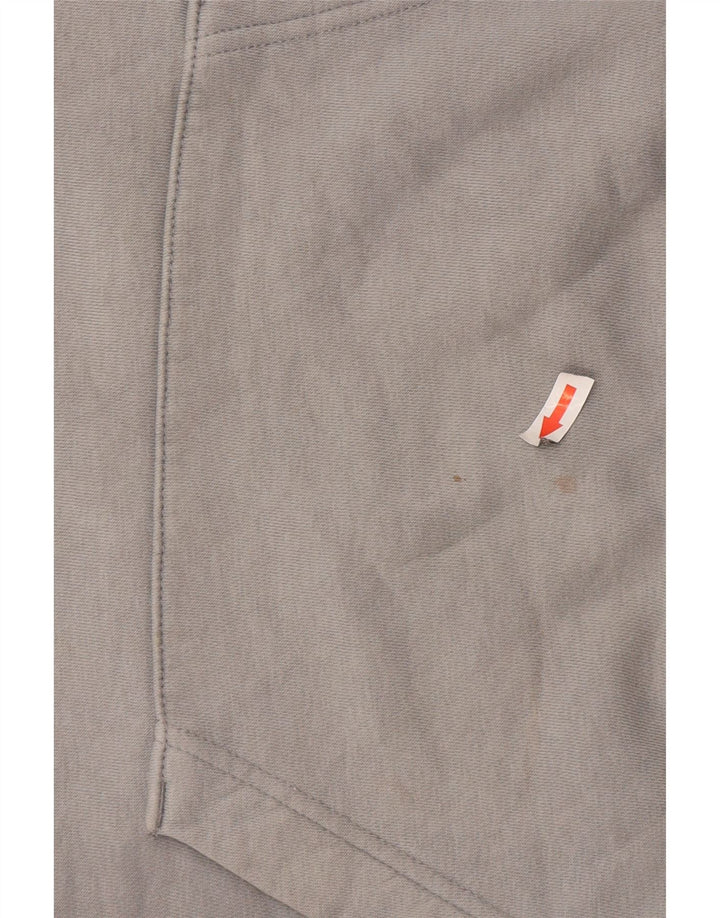 Nike Mens Hoodie Jumper Medium Grey Cotton