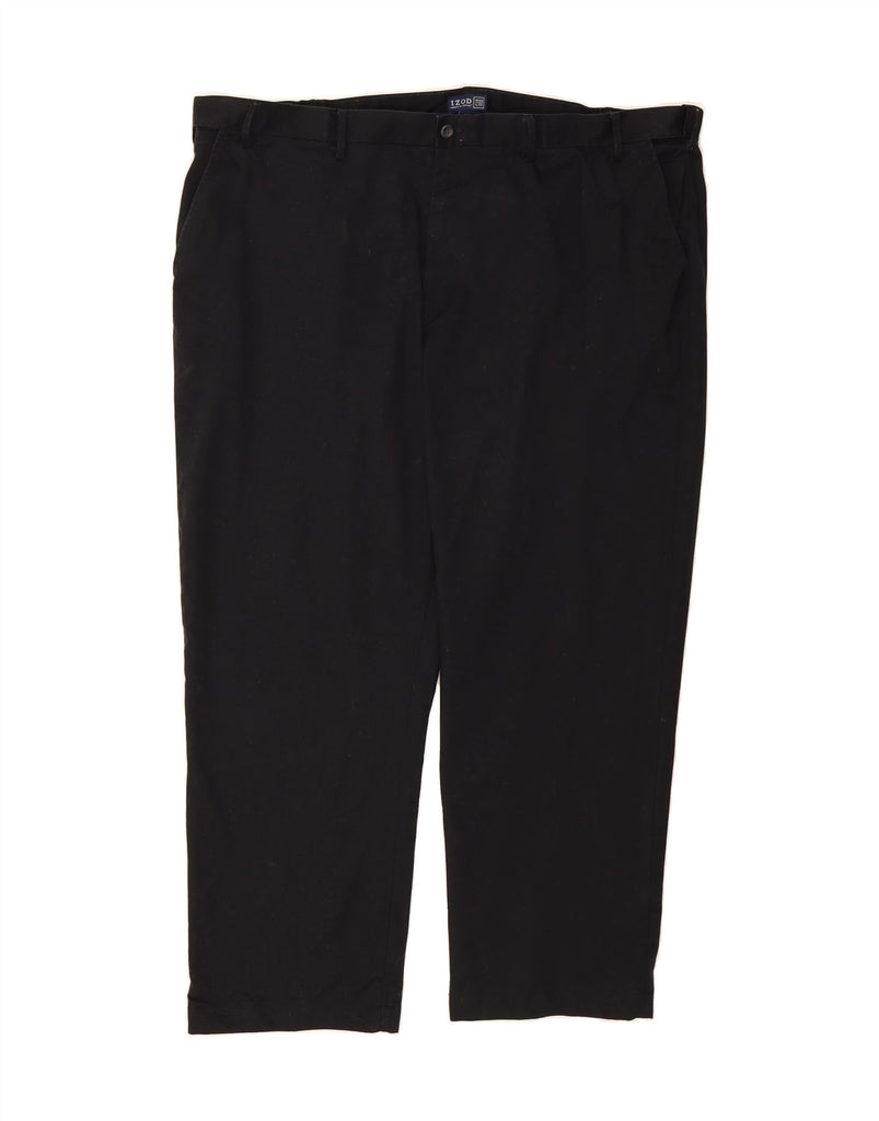IZOD Mens Straight Chino Trousers W50 L32 Navy Blue Cotton Vintage Izod and Second-Hand Izod from Messina Hembry 