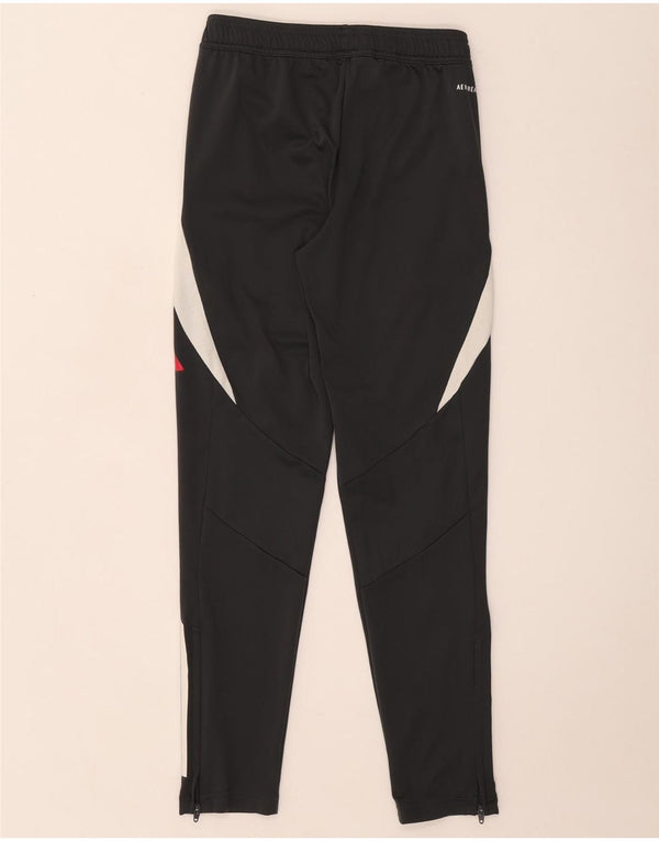 Adidas Girls Manchester United Tracksuit Trousers 11-12 Years Black