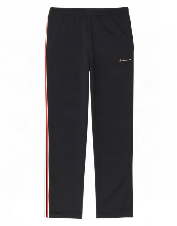 Champion Boys Tracksuit Trousers 11-12 Years Large Navy Blue Polyester