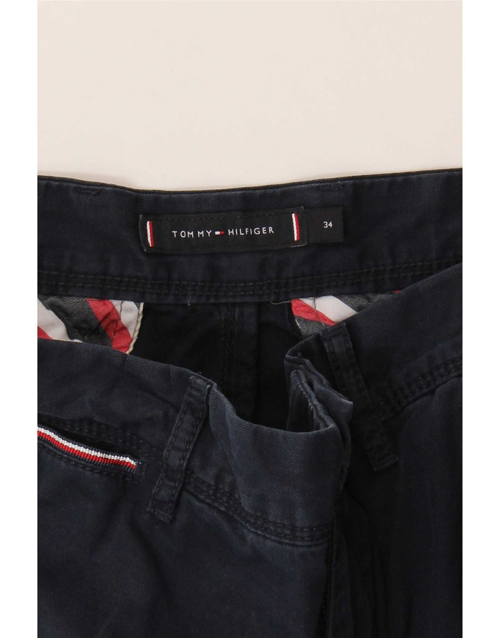 Tommy Hilfiger Mens Cargo Shorts W34 Large Navy Blue