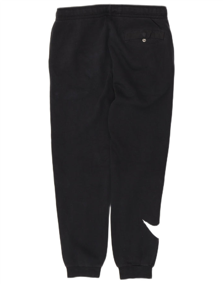 NIKE Mens Graphic Tracksuit Trousers Joggers Small  Black Cotton