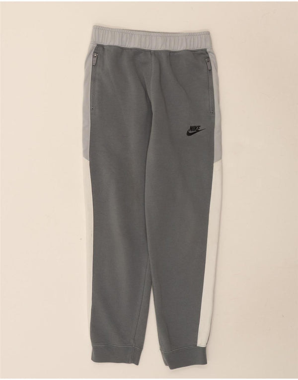 Nike Boys Tracksuit Trousers Joggers 12-13 Years Large Grey Sports