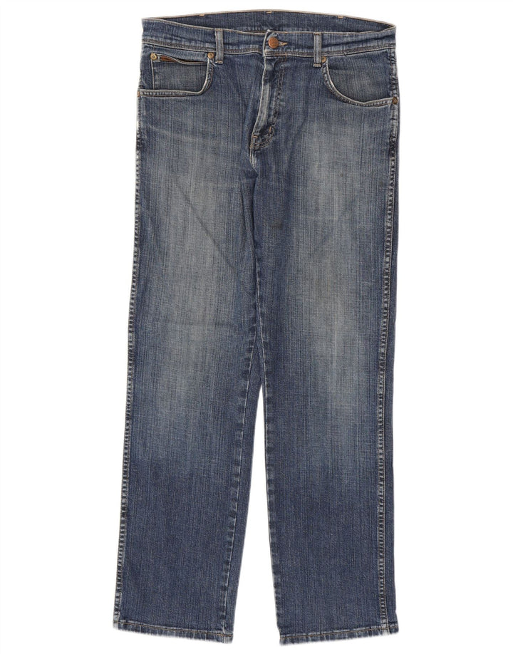 Wrangler Mens Straight Jeans W32 L30 Blue