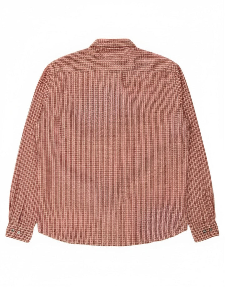 SALEWA Mens Fleece Shirt XL Red Check Polyester