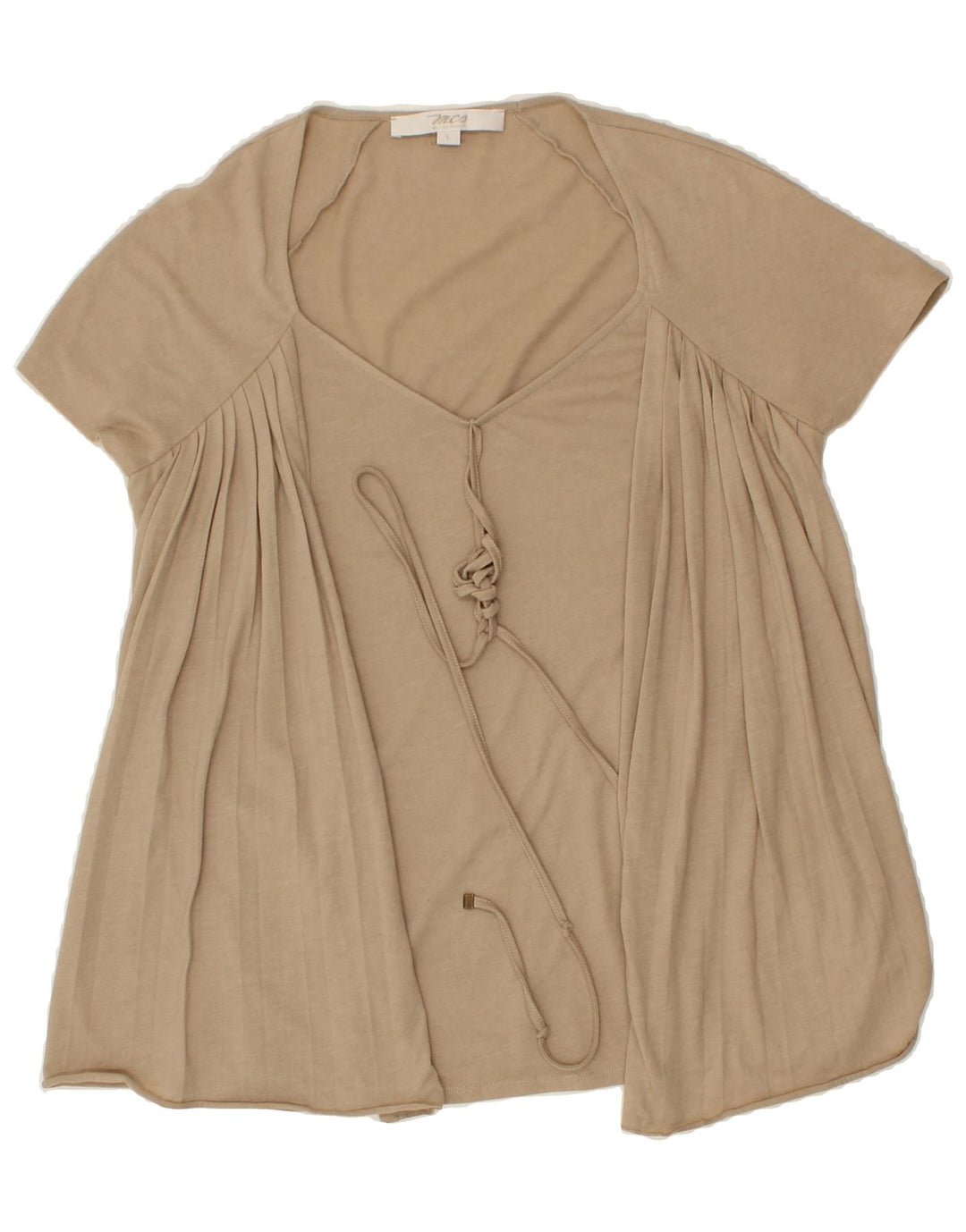 MARLBORO CLASSICS Womens Blouse Top UK 14 Large Beige Vintage Marlboro Classics and Second-Hand Marlboro Classics from Messina Hembry 