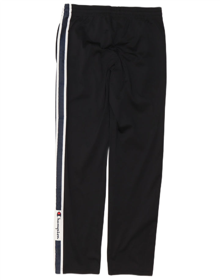 Champion Mens Graphic Tracksuit Trousers Medium Black Polyester