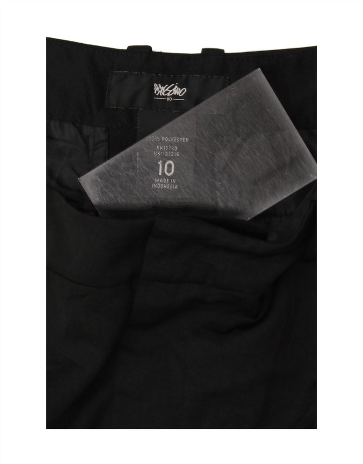 MOSSIMO Womens Hot Pants US 10 Large W36  Black Polyester