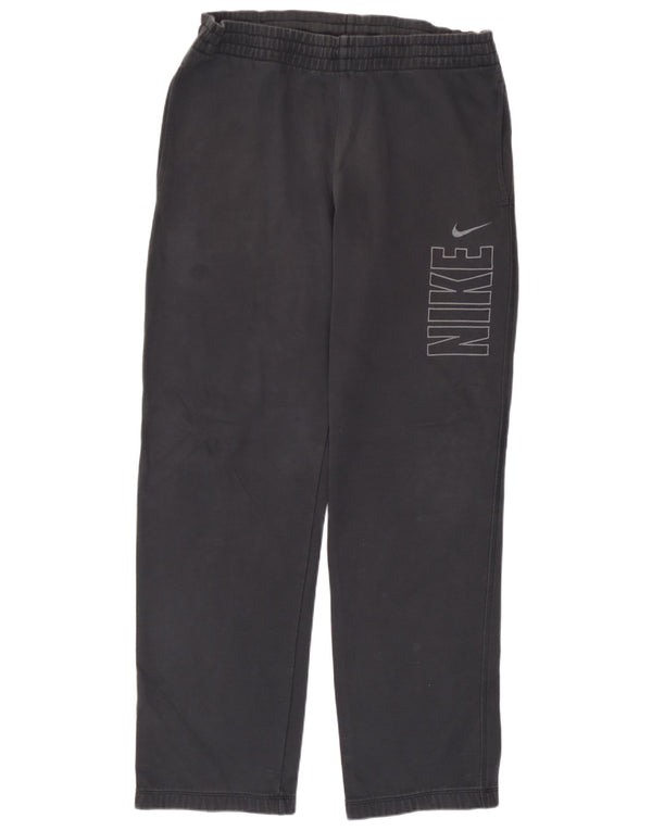 Nike Mens Graphic Tracksuit Trousers Medium  Black Cotton