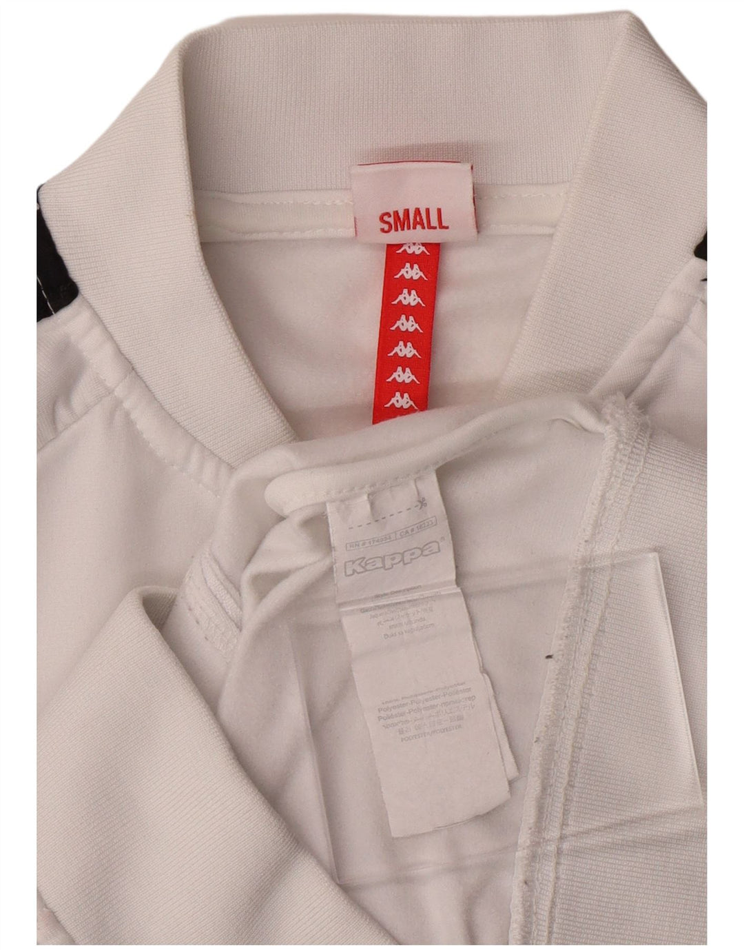 KAPPA Girls Graphic Tracksuit Top Jacket 11-12 Years Small  White