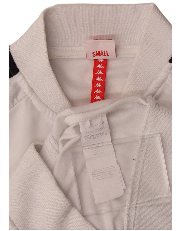 KAPPA Girls Graphic Tracksuit Top Jacket 11-12 Years Small  White