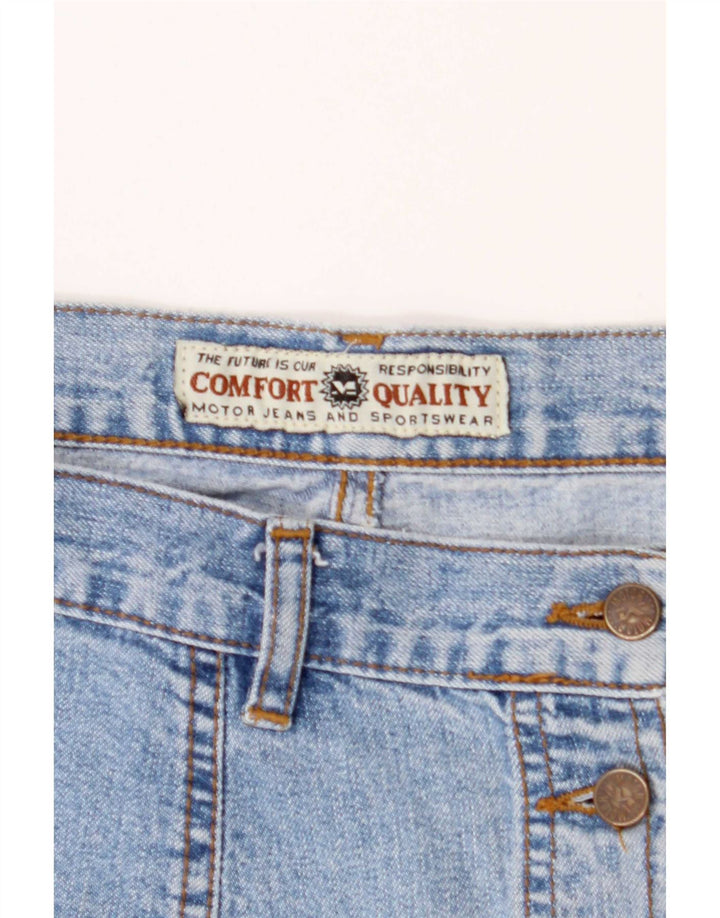 Vintage Womens Denim Skirt W28 Medium Blue