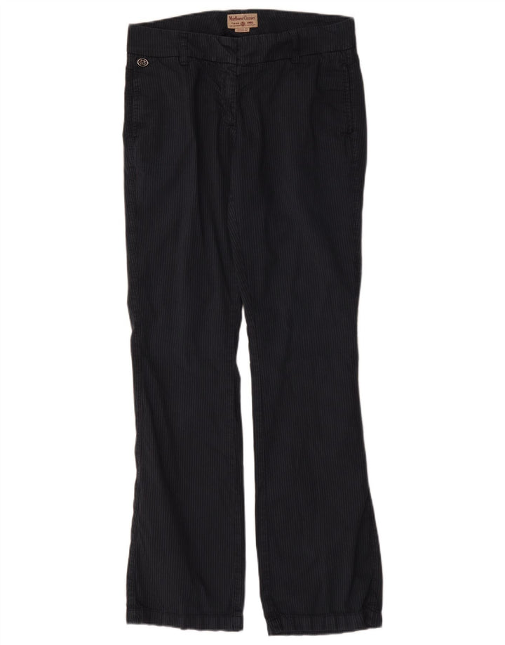 Marlboro Classics Womens Casual Trousers EU 40 Medium W32 L33 Navy Blue