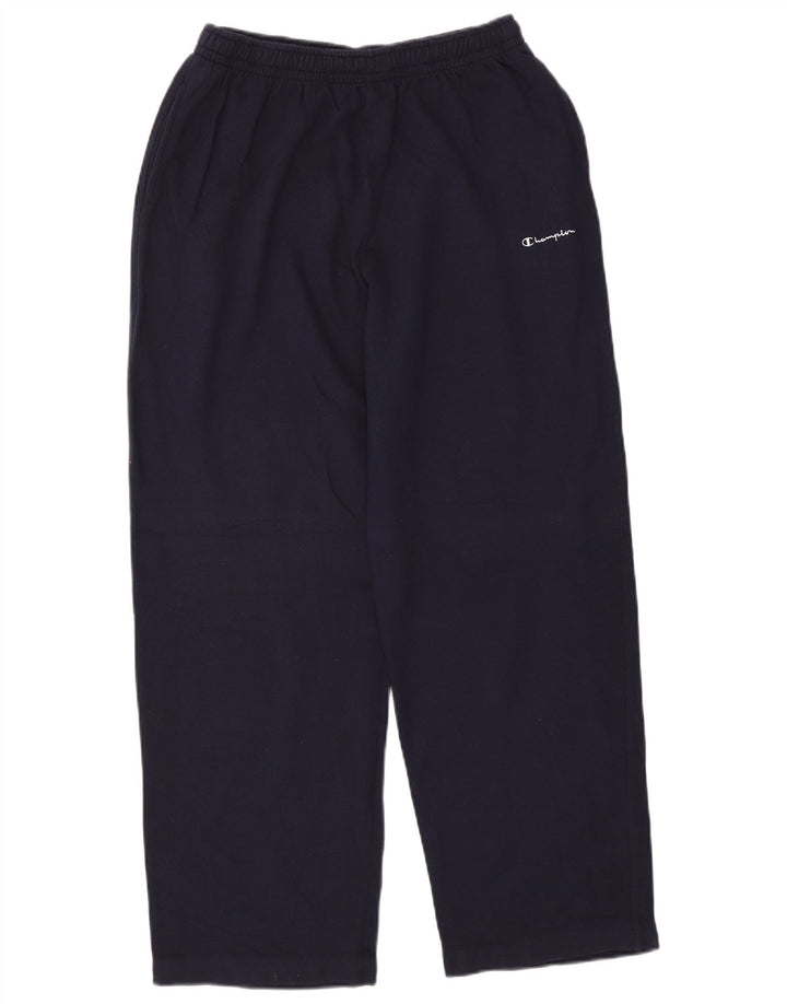 CHAMPION Womens Tracksuit Trousers UK 20 XL  Navy Blue Cotton