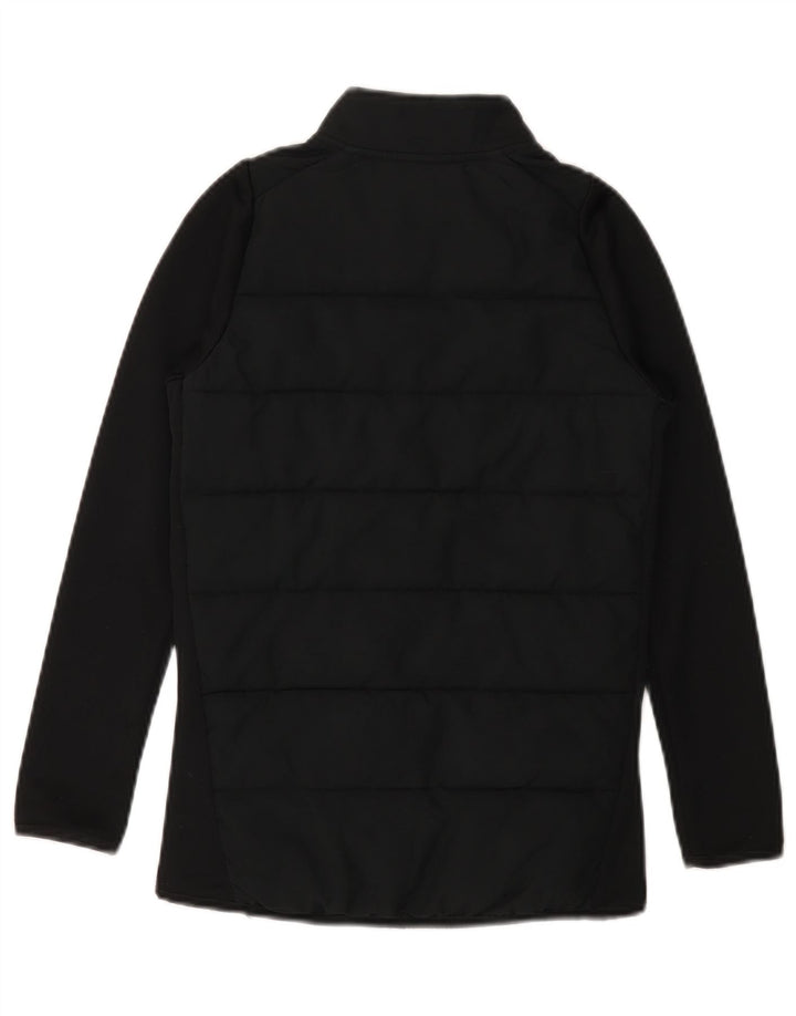 UMBRO Girls Ireland Padded Jacket 8-9 Years Small Black Polyester