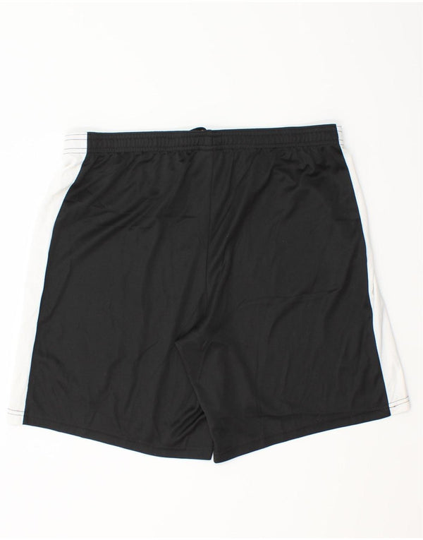 NIKE Mens Dri Fit Slim Fit Sport Shorts Large Black Colourblock Polyester