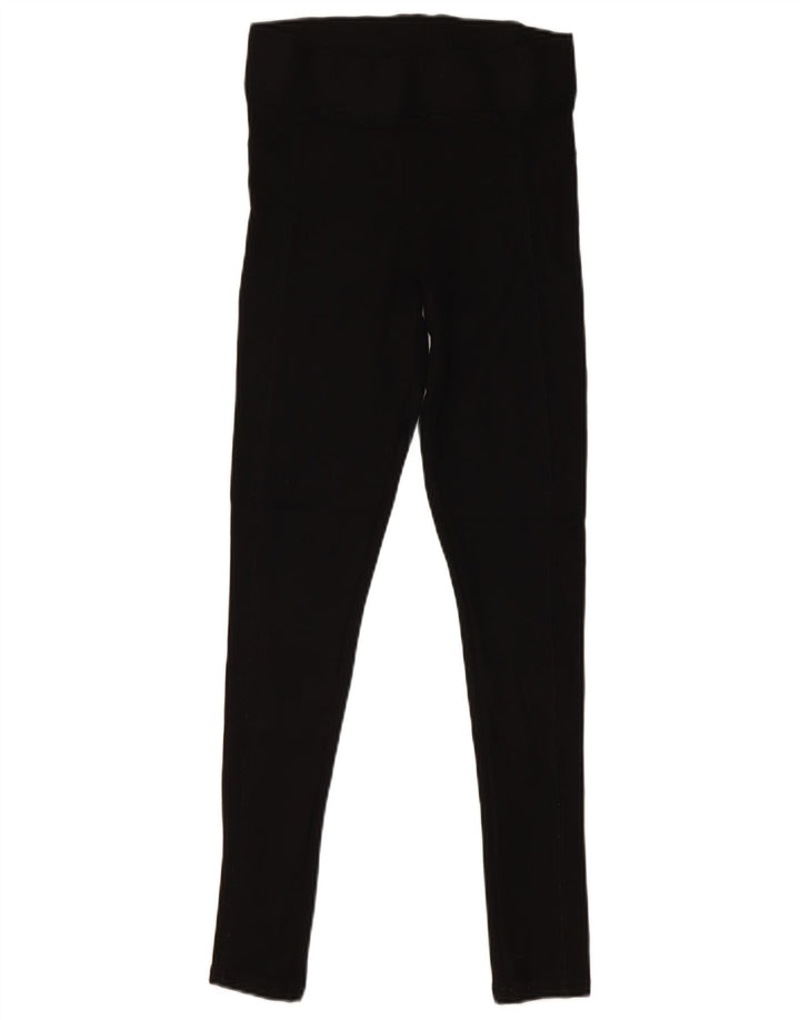 Topshop Womens Leggings UK 8 Small Black Viscose