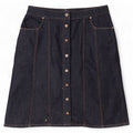 Lee Womens Denim Skirt W28 Medium Navy Blue Cotton