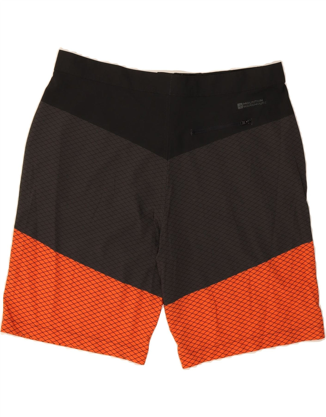 MOUNTAIN WAREHOUSE Mens Swimming Shorts XL Black Colourblock Polyester Vintage Mountain Warehouse and Second-Hand Mountain Warehouse from Messina Hembry 