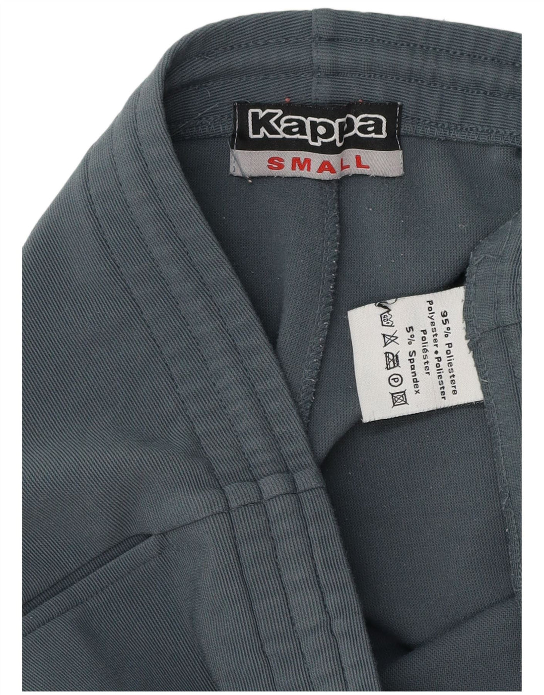 Kappa Mens Tracksuit Trousers Small Grey Polyester