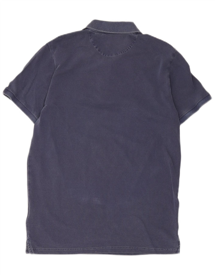 Gant Mens Polo Shirt Medium Navy Blue Cotton