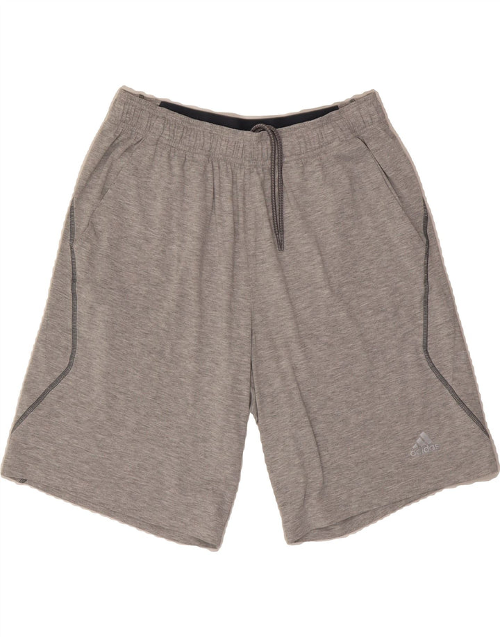 ADIDAS Mens Climalite Sport Shorts Medium Grey Polyester Vintage Adidas and Second-Hand Adidas from Messina Hembry 