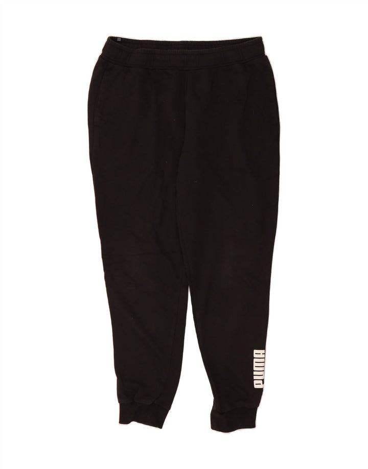 PUMA Mens Graphic Tracksuit Trousers Joggers Large Black Vintage Puma and Second-Hand Puma from Messina Hembry 