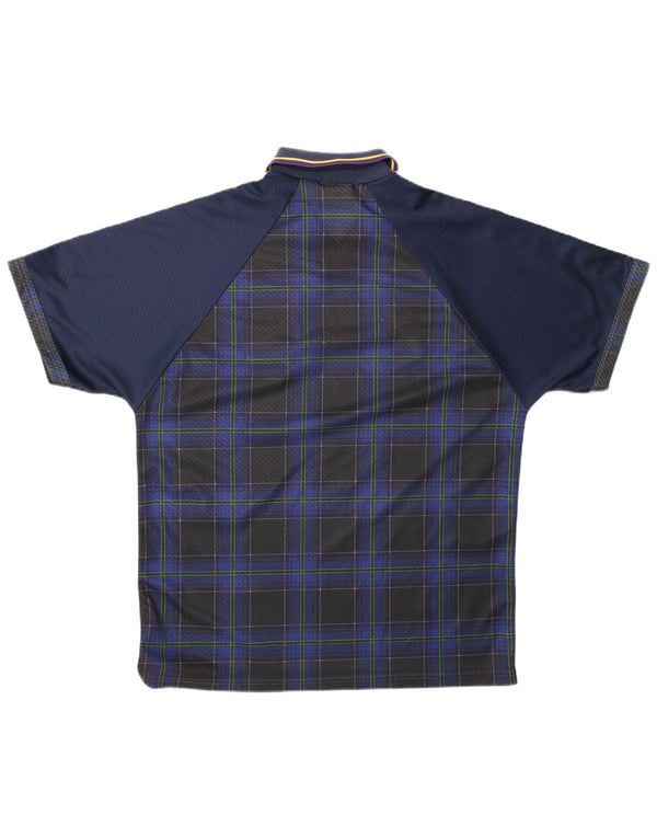 Umbro Mens Scotland home 1994-1995 Football Shirt Large Navy Blue Sports