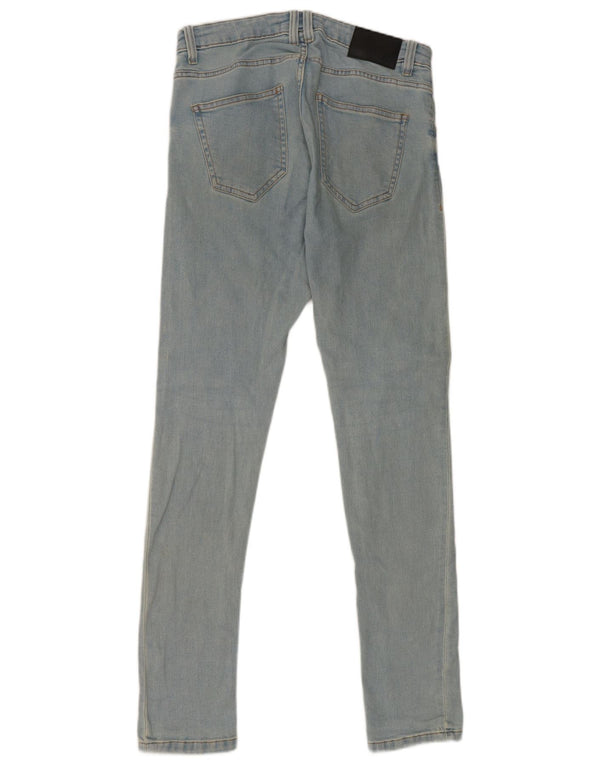 Zara Mens Skinny Jeans EU 38 Small W30 L31 Blue Cotton