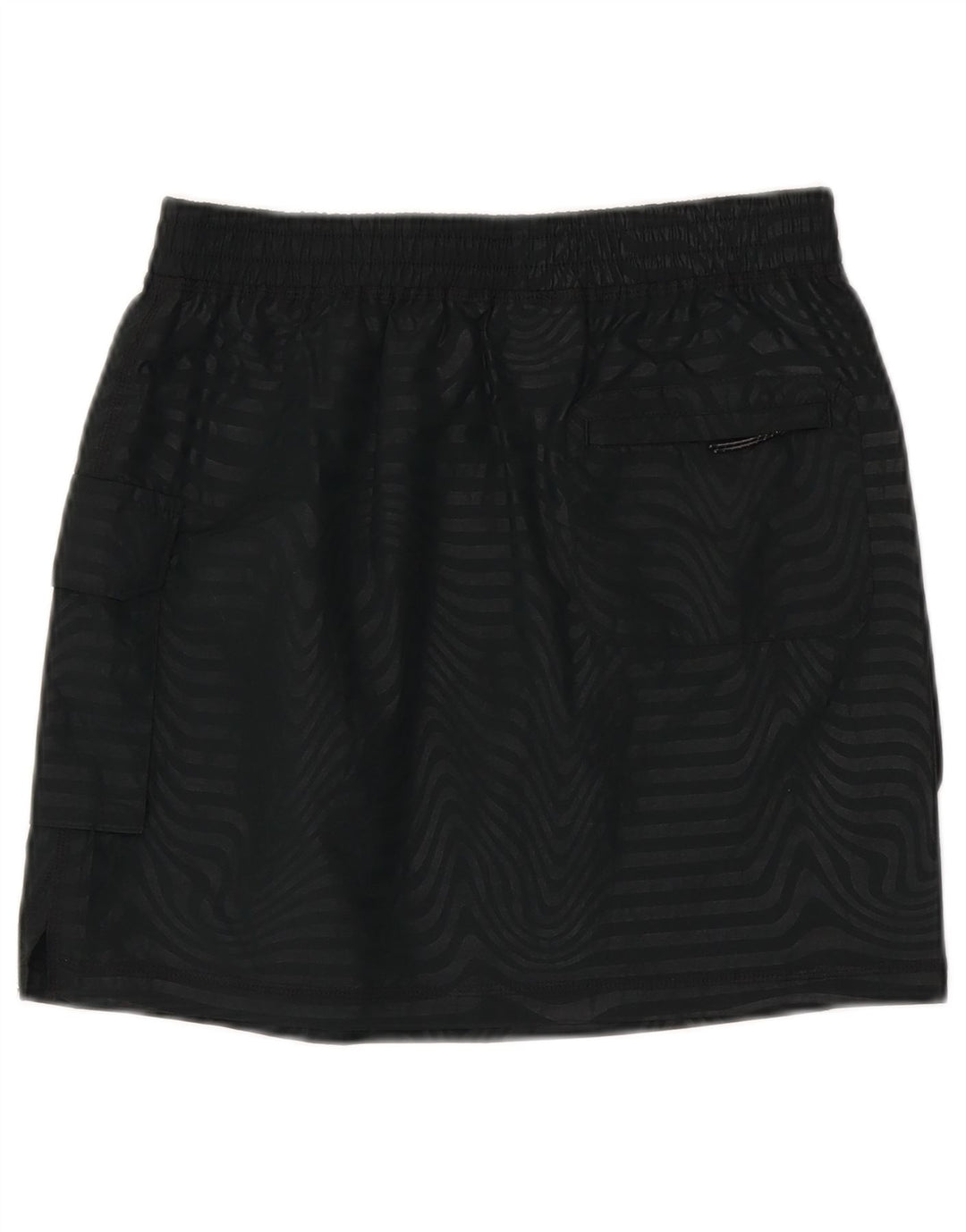 Converse Womens Cargo Skirt Small W27  Black Striped Nylon