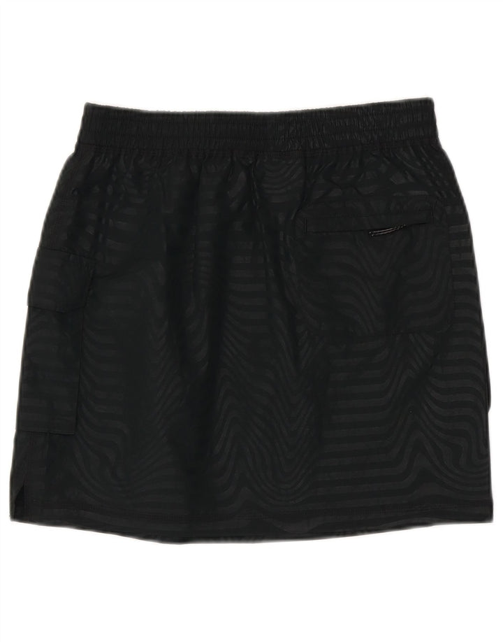 Converse Womens Cargo Skirt Small W27  Black Striped Nylon