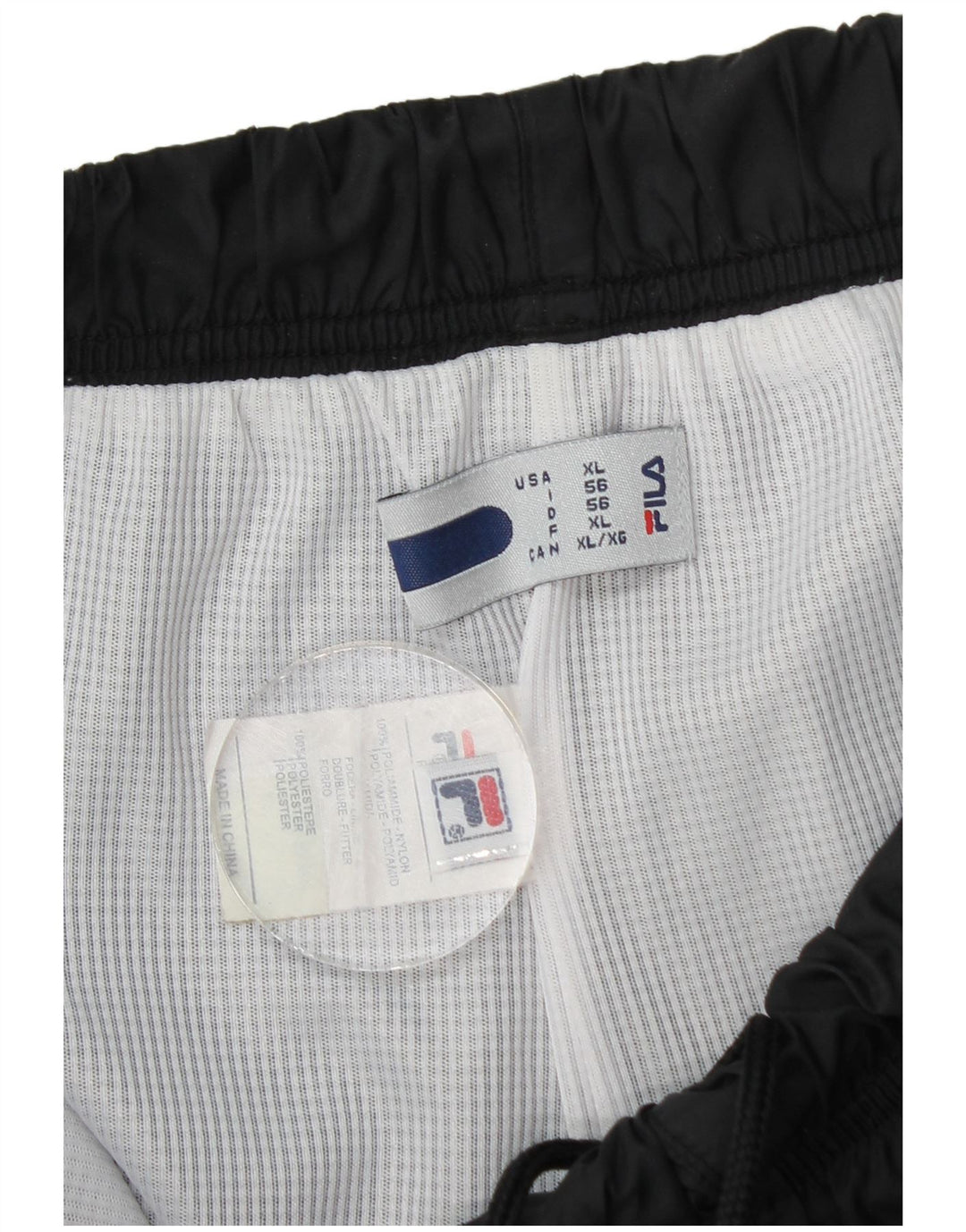 Fila Mens Tracksuit Trousers Joggers XL  Black Polyamide