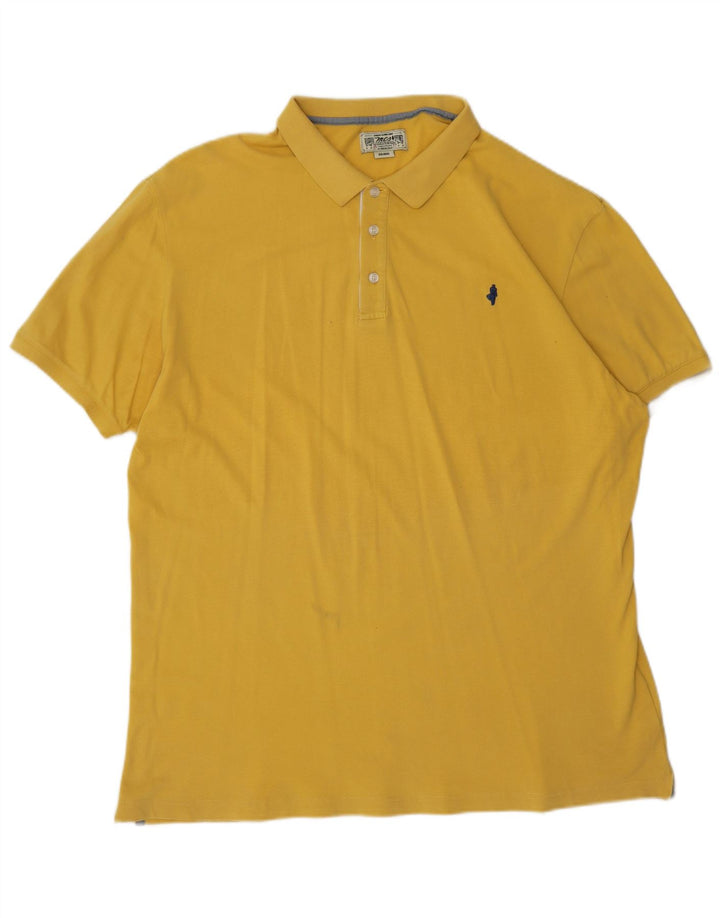 MARLBORO CLASSICS Mens Polo Shirt 2XL Yellow