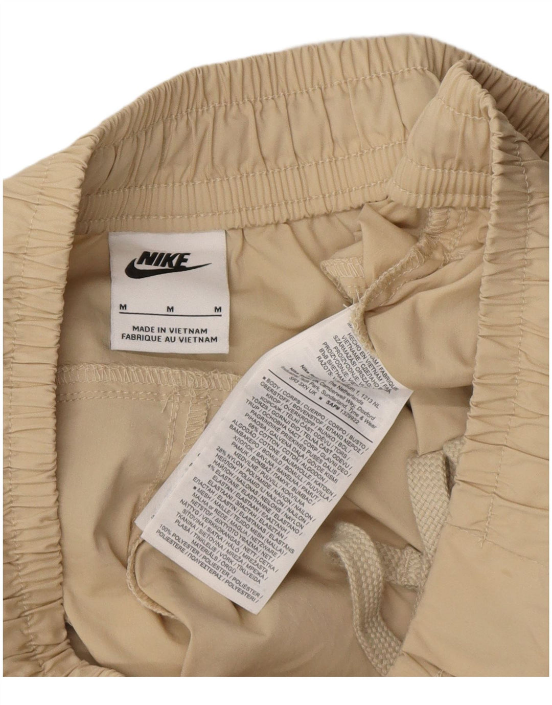 Nike Mens Cargo Shorts Medium W34  Beige Cotton