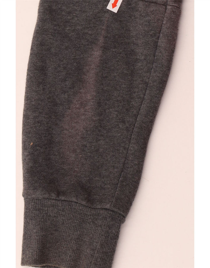 ADIDAS Girls Graphic Sweatshirt Jumper 11-12 Years Grey Cotton